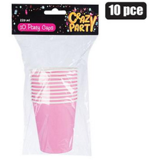 Pink Party Cups - 10 Pack